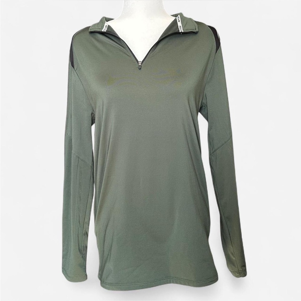 RBX Olive Green Running Quarter-Zip Top